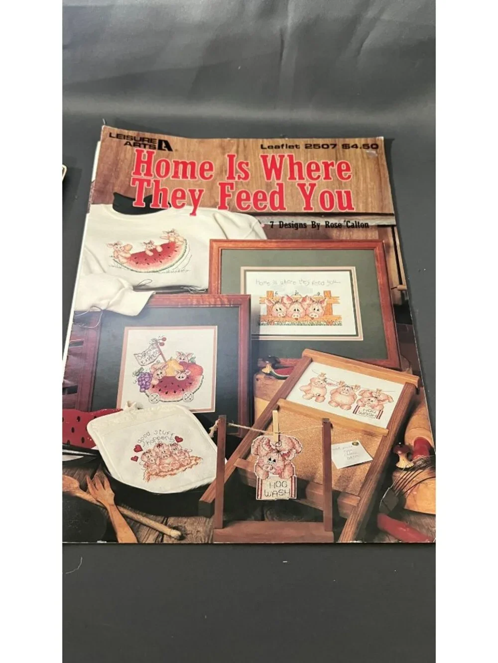 Set Of Vintage Decorative Cross-Stitch And Needlepoint Booklets